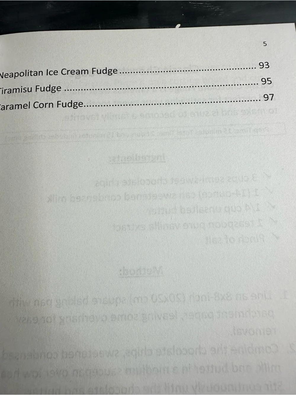 Fudge cookbook by Brad Hoskinson 97 page paperback